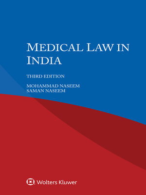 cover image of Medical Law in India